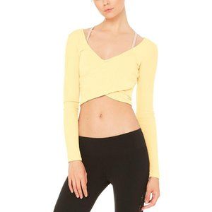 NWT Alo Yoga Amelia Long Sleeve Crop